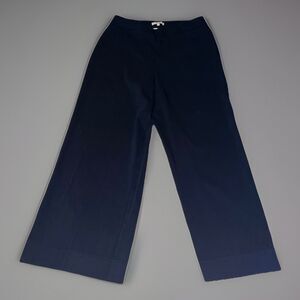 Ann Mashburn (8) Pants Navy Blue Formal Pockets Business Casual Office